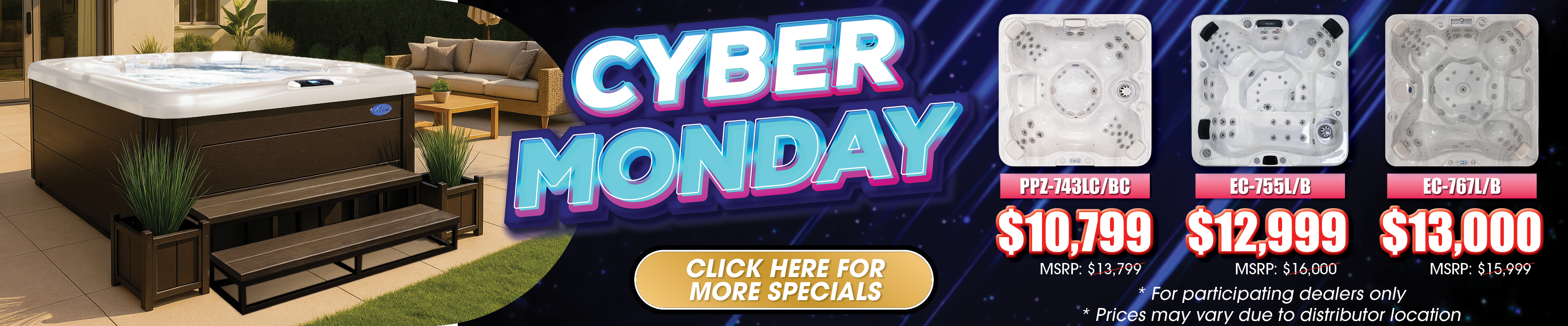 Calspas hot tub being used in a family setting - Pompano Beach